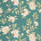 Scalamandre Peonia Linen Print Emerald Isle Fabric SC 000216616