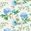 Scalamandre Isadora Print Bluebonnet Fabric SC 000216650