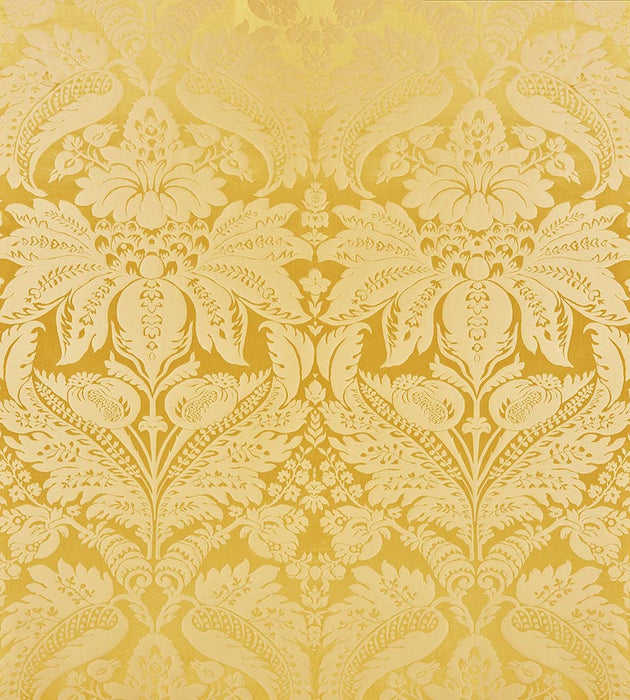 Scalamandre Newport Damask Vermeil Fabric SC 000220100M