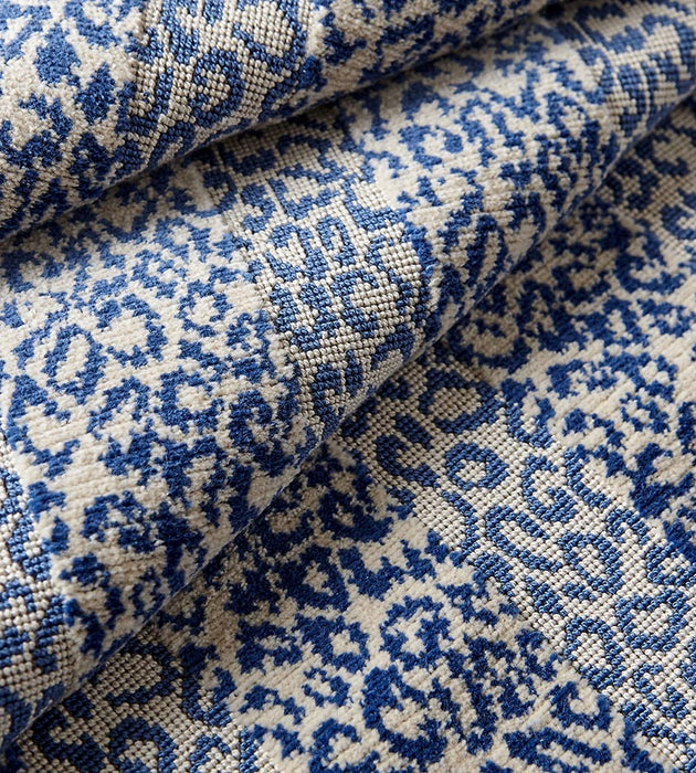 Scalamandre Corbet Blue Fabric SC 000226423