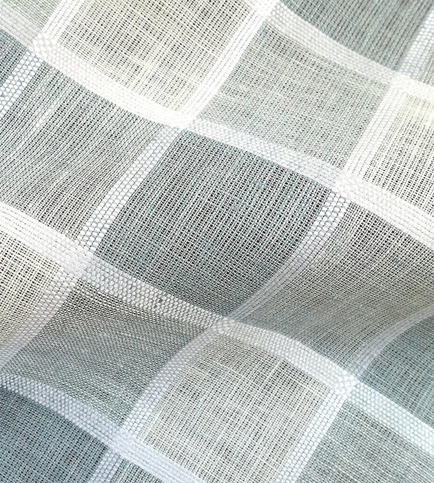 Scalamandre Wainscott Check Sheer Haze Fabric SC 000227043