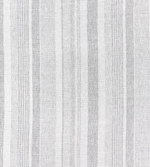 Scalamandre Montauk Stripe Sheer Fog Fabric SC 000227046