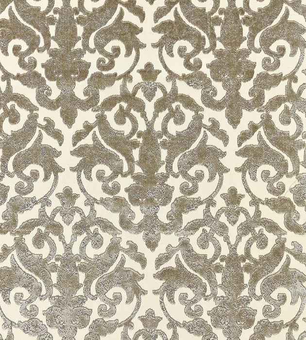 Scalamandre Venezia Silk Velvet Pewter Fabric SC 000227078