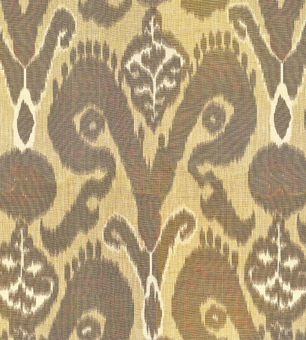 Scalamandre Bukhara Silk Ikat Spice Fabric SC 000227097