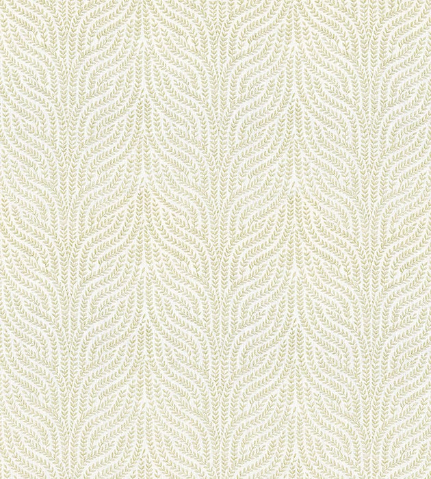 Scalamandre Willow Vine Embroidery Celery Fabric SC 000227125