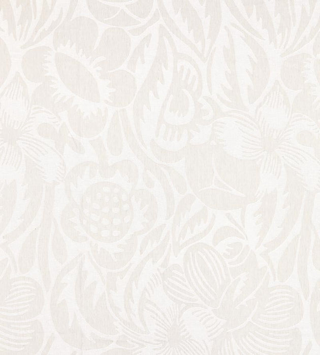 Scalamandre Deco Flower Pearl Grey Fabric SC 000227131