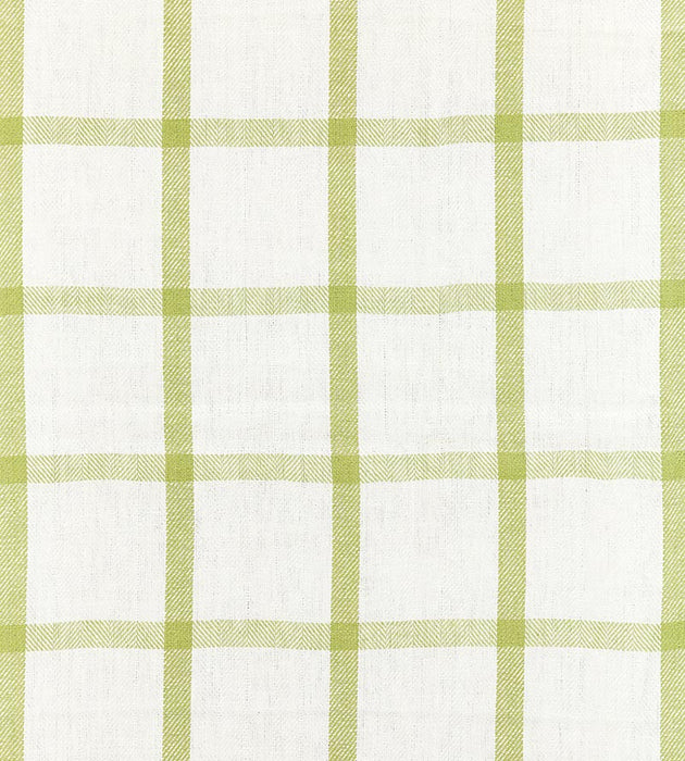 Scalamandre Wilton Linen Check Green Tea Fabric SC 000227152