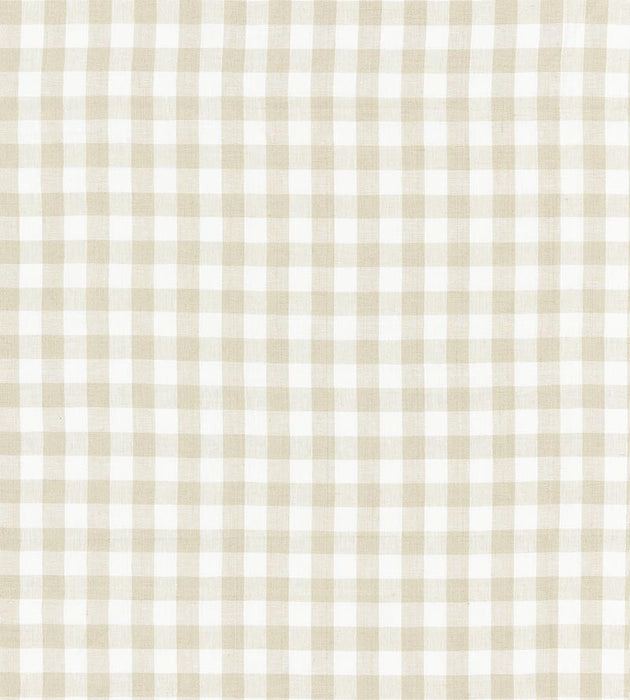 Scalamandre Swedish Linen Check Flax Fabric SC 000227166