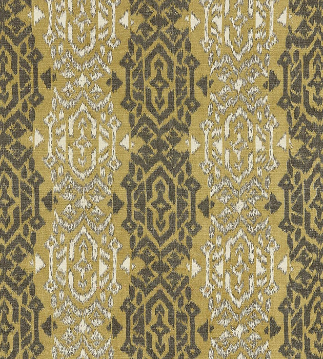 Scalamandre Sumatra Ikat Weave Golden Wheat Fabric SC 000227167