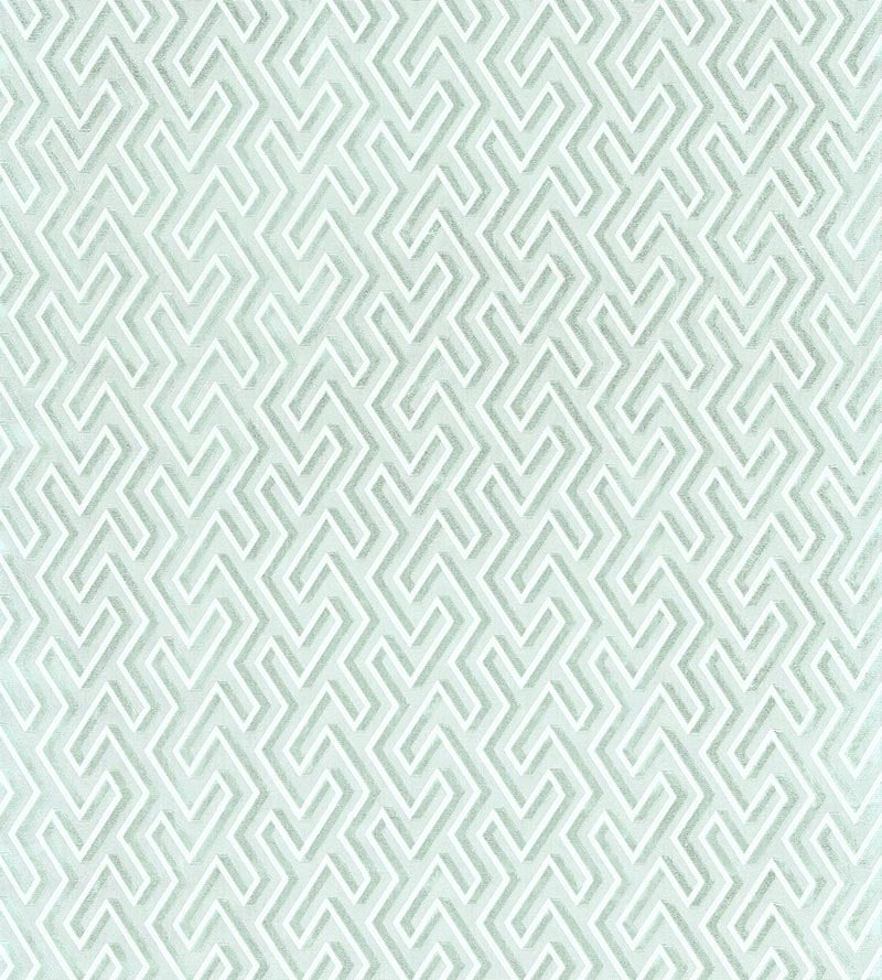 Scalamandre Maze Velvet Harbor Fabric Sample SC 000227237