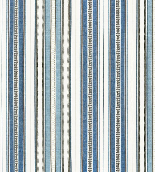 Scalamandre Nile Stripe Blue Jay Fabric SC 000227253