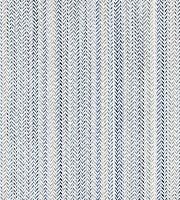 Scalamandre Arrow Stripe Fountain Fabric SC 000227254