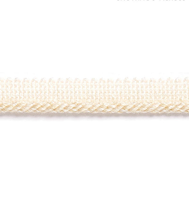 Scalamandre Millstone Twisted Cord Cream Trim Sample SC 0002C304