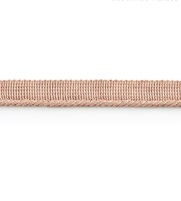 Scalamandre Sanna Linen Cord Blush Trim Sample SC 0002C311