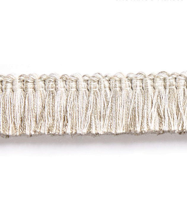 Scalamandre Gardiner Brush Fringe Linen Trim Sample SC 0002FC1494