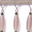 Scalamandre Vionnet Beaded Fringe Lavender Trim Sample SC 0002FX1501