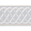 Scalamandre Helix Embroidered Tape Mineral Trim Sample SC 0002T3284