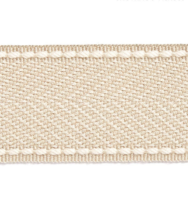 Scalamandre Montauk Herringbone Tape Linen Trim SC 0002T3285