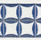 Scalamandre Fiori Embroidered Tape Delft Trim Sample SC 0002T3288