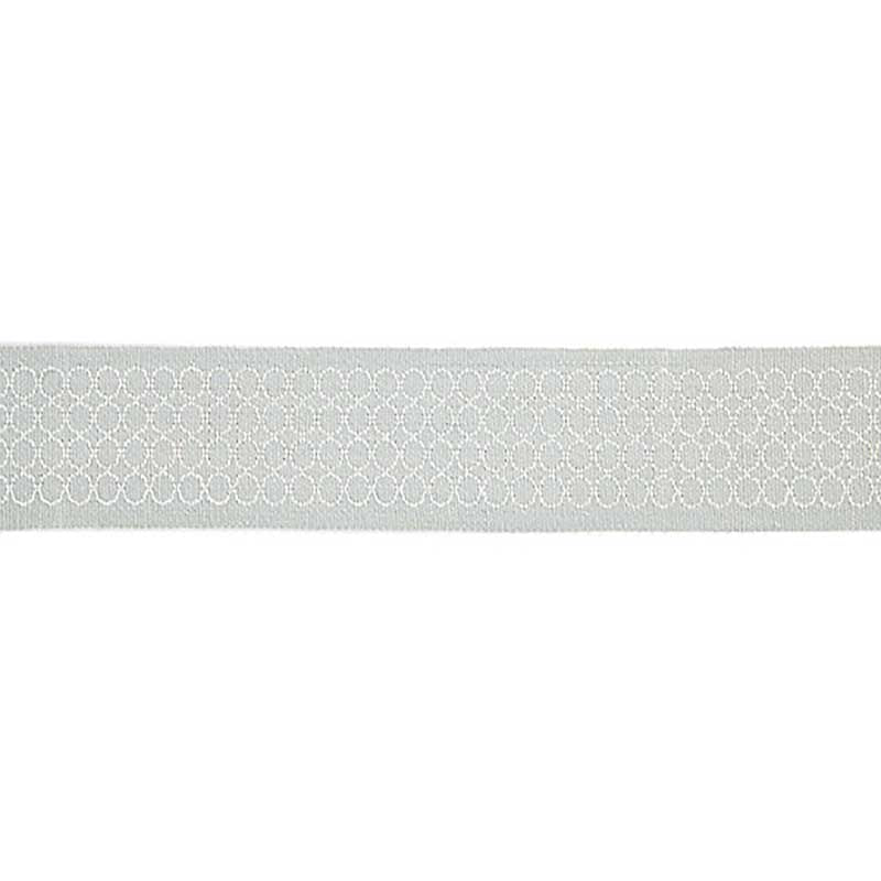 Scalamandre Seville Embroidered Tape Rain Trim Sample SC 0002T3289