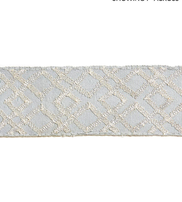 Scalamandre Lattice Tape Mineral Trim Sample SC 0002T3295