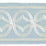 Scalamandre Athena Embroidered Tape Sky Trim Sample SC 0002T3305