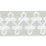 Scalamandre Empress Embroidered Tape Mineral Trim Sample SC 0002T3321