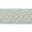 Scalamandre Beaufort Velvet Tape Aquamarine Trim Sample SC 0002T3322