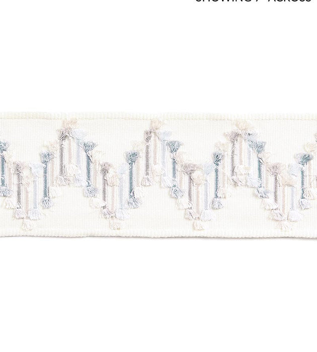 Scalamandre Sayuri Embroidered Tape Cloud Trim SC 0002T3324