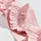 Scalamandre Ruffle Tape Pale Rose Trim Sample SC 0002T3341