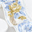 Scalamandre Reine Embroidered Tape Gold And Blue Trim SC 0002T3342