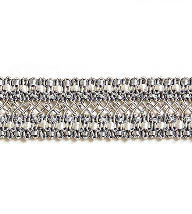 Scalamandre Selena Gimp Braid Zinc Trim Sample SC 0002V1240