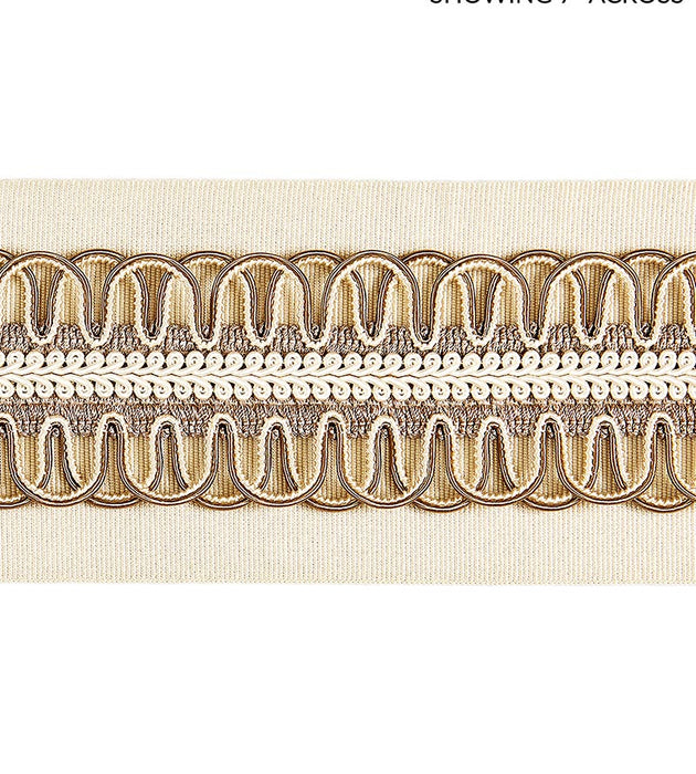 Scalamandre Colette Braided Tape Bisque Trim SC 0002V1242