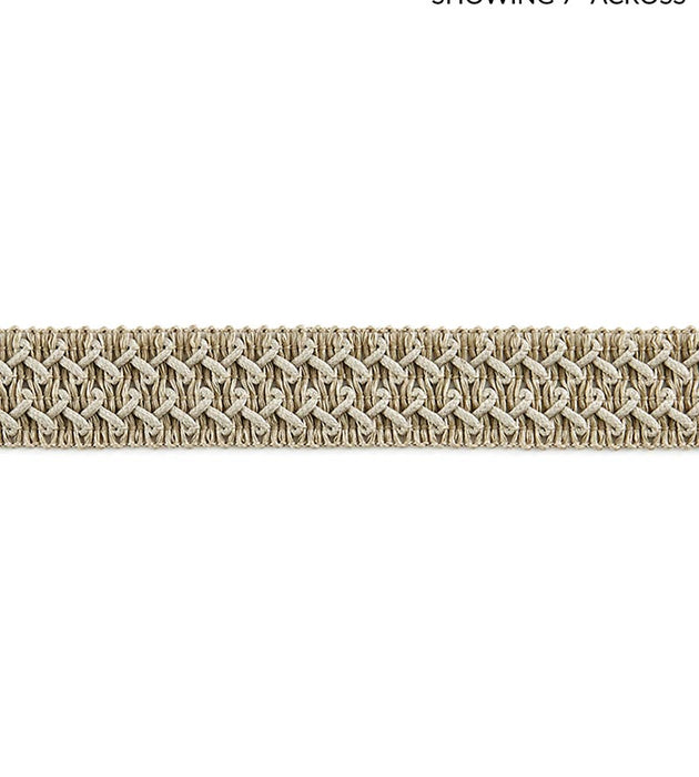 Scalamandre Kaarina Linen Braid Natural Trim Sample SC 0002V1244