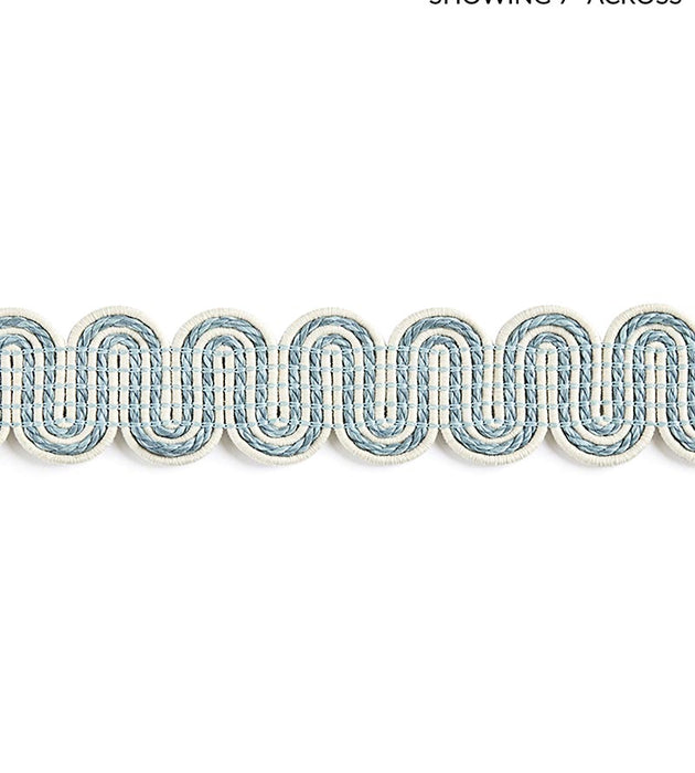 Scalamandre Serpentine Braid Caribe Trim Sample SC 0002V1246