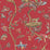 Scalamandre Chinoise Exotique Tomato Wallpaper Sample SC 0002WP81547