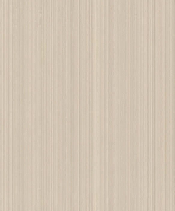 Scalamandre Archea Rib Stripe Light Brown/Beige Wallpaper Sample SC 0002WP88421