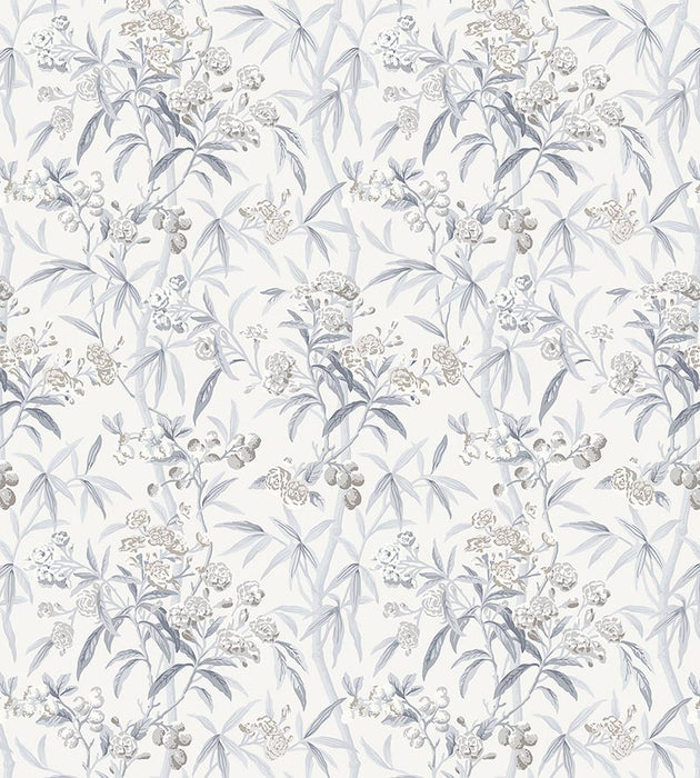 Scalamandre Lanai Silver Mist Wallpaper Sample SC 0002WP88431