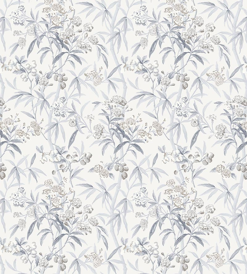 Scalamandre Lanai Silver Mist Wallpaper SC 0002WP88431