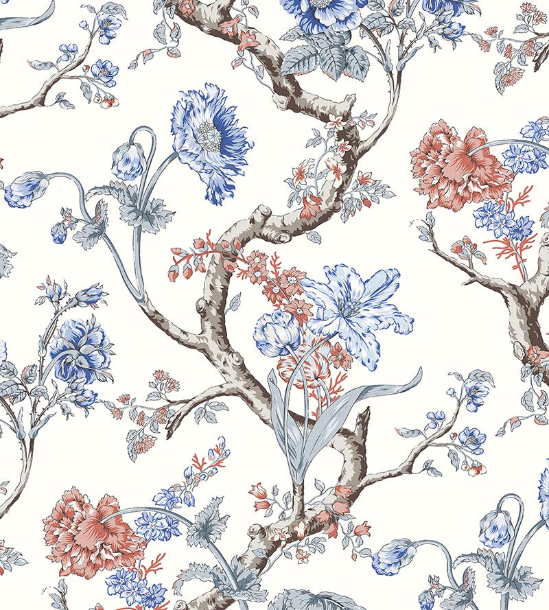 Scalamandre Andrew Jackson Floral Riviera Wallpaper SC 0002WP88432