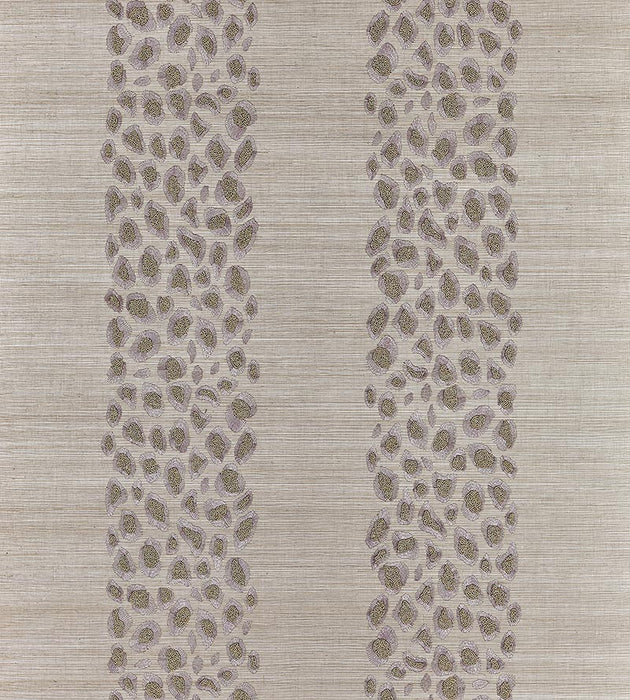 Scalamandre Catwalk Embellished Grasscloth Looking Glass Wallpaper Sample SC 0002WP88446