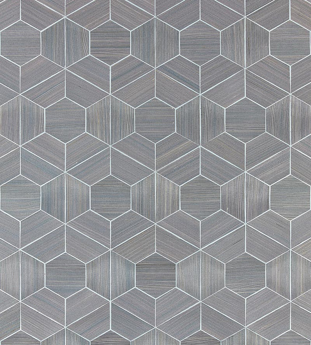 Scalamandre Hive - Abaca Blue Ice Wallpaper Sample SC 0002WP88469