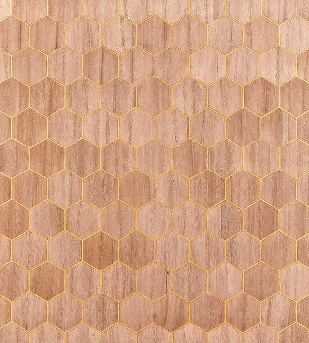 Scalamandre Andante Chestnut Wallpaper Sample SC 0002WP88477