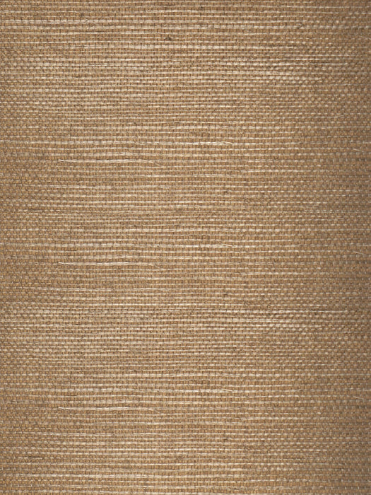 Scalamandre Taj Sisal - Ground Nutmeg Wallpaper Sample SC 0002WP88555G