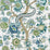 Scalamandre Metropolitan Palampore Aegean Wallcovering Sample SC 0002WP88561