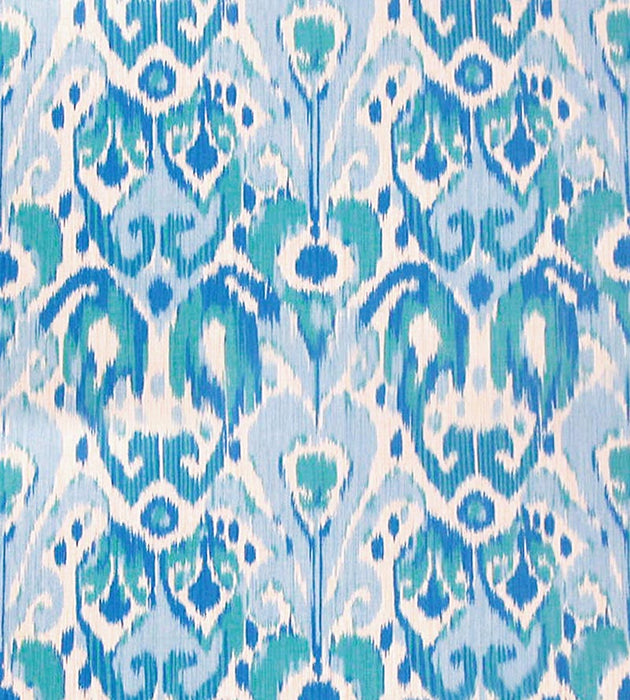 Scalamandre Greystone Blues On Cream Fabric SC 000316527