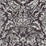 Scalamandre Mansfield Damask Print Graphite & Silver Fabric SC 000316598