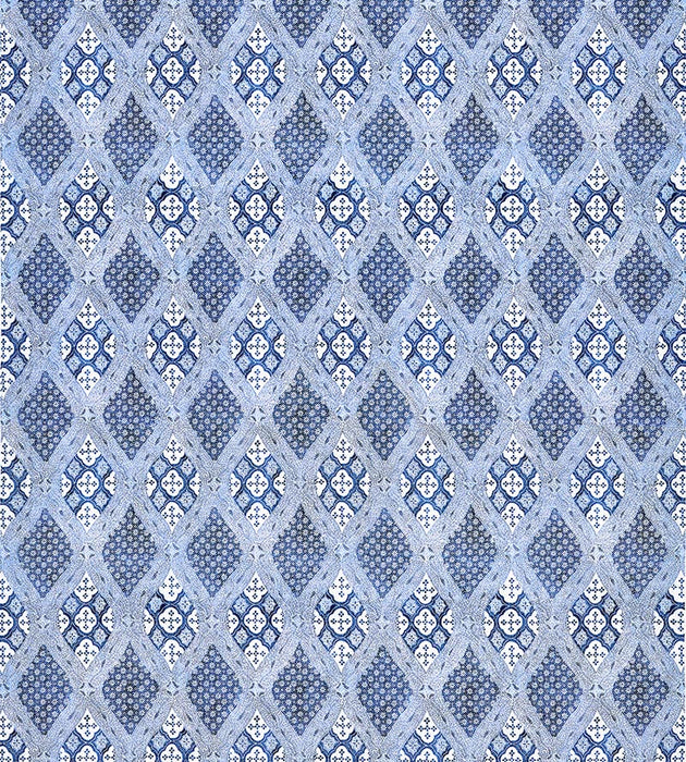 Scalamandre Farrah Print Lakeside Fabric SC 000316626