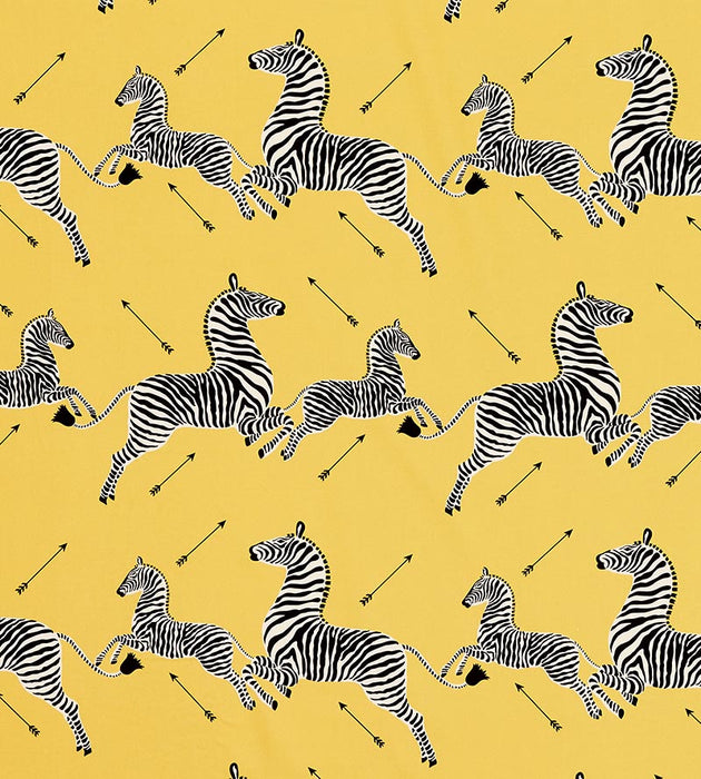 Scalamandre Zebras Petite Yellow Fabric SC 000316641