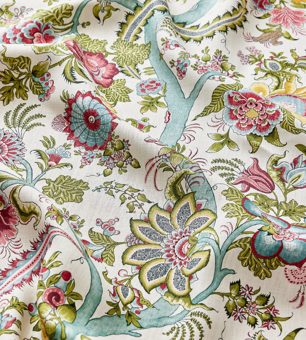 Scalamandre Metropolitan Palampore Print Flower Garden Fabric SC 000316649